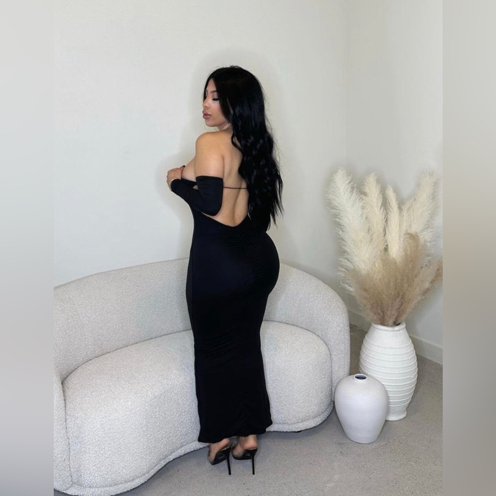 Black Midi Dress